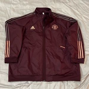 Adidas Manchester United F.C. 2020/21 Anthem Raglan Training Full-Zip Jacket